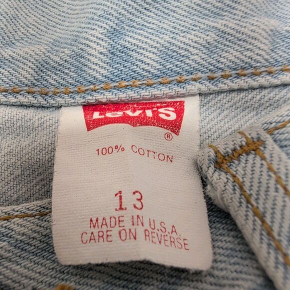 Levis 501 Vintage USA Womens 13 High Waisted Button Fly Denim 17501-0133 Jeans - Picture 10 of 14